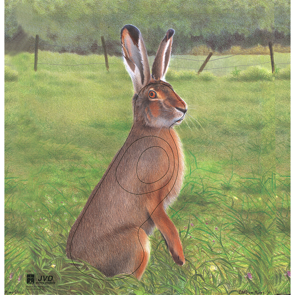 JVD Animal Target Face Hare