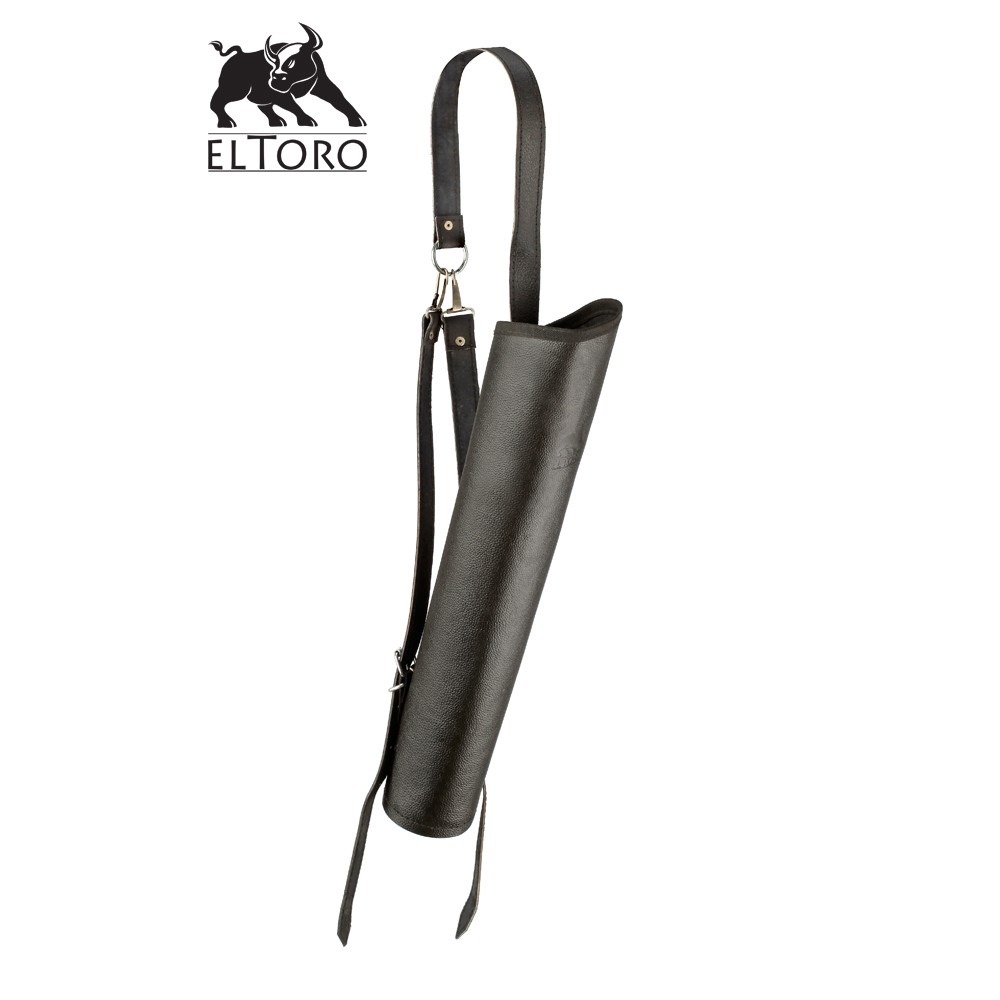 elToro Rugkoker zwart leder 53cm